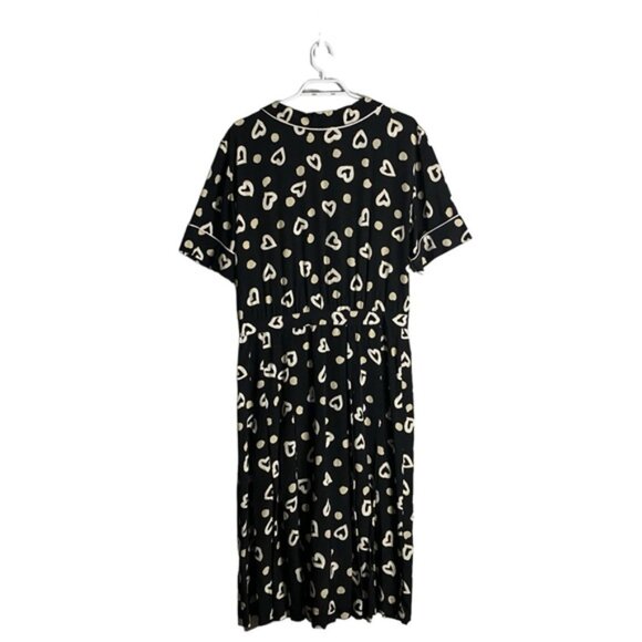 Elegance Paris Vintage Women's Polka Dot/Hearts Print Dress - Picture 8 of 8
